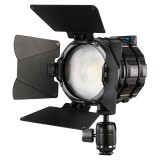Linkstar Mini LED Fresnel Lucia L-1.5-K1 15W - lampe LED compacte avec filtre fresnel intégré et batterie NP-F