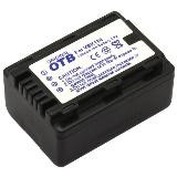 Batterie d'appareil photo compatible avec Panasonic VW-VBK180, 1790mAh