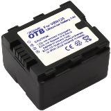 Batterie d'appareil photo compatible avec Panasonic VW-VBN130, lithium-ion 1250mAh