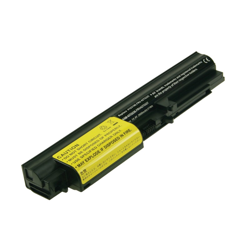 Laptop batteri 42T5227 för bl.a. Lenovo ThinkPad R61, T61 (check model) - 2600mAh