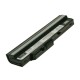 Laptop batteri BTY-S12 för bl.a. MSI Wind U100 (Black) - 2200mAh