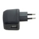 OTB adaptateur secteur USB compact 2A noir - chargeur de voyage universel - Image 2