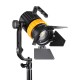 Falcon Eyes Bi-Color Mini LED Fresnel P-5AD 50W - lampe Fresnel LED compacte avec faisceau réglable 12-44° - Image 5