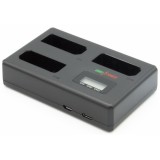 ChiliPower triple chargeur Nikon EN-EL14 / EN-EL14a - charge 3 batteries simultanément