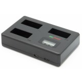 ChiliPower Canon LP-E17 chargeur triple - charge 3 batteries, aussi simultanément