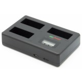ChiliPower Canon LP-E8 chargeur triple - charge 3 batteries, simultanément ou séparément