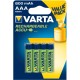 Varta piles AAA rechargeables 800mAh - pack de 4 piles NiMH sans effet mémoire - Image 2