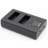 ChiliPower Canon LP-E17 chargeur double pour 2 batteries d'appareil photo (simultanément)