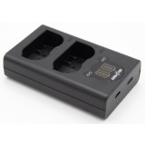 ChiliPower chargeur double Nikon EN-EL15 / EN-EL15b / EN-EL15c pour 2 batteries d'appareil photo (simultanément)