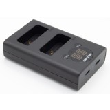 ChiliPower Canon LP-E10 chargeur double pour 2 batteries d'appareil photo (simultané)