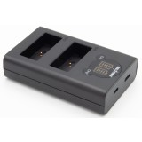 ChiliPower Fuji NP-W126 / NP-W126S chargeur double pour 2 batteries d'appareil photo (simultanément)