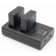 ChiliPower chargeur double USB pour 2 batteries Panasonic DMW-BLG10 (simultanément) - Image 3