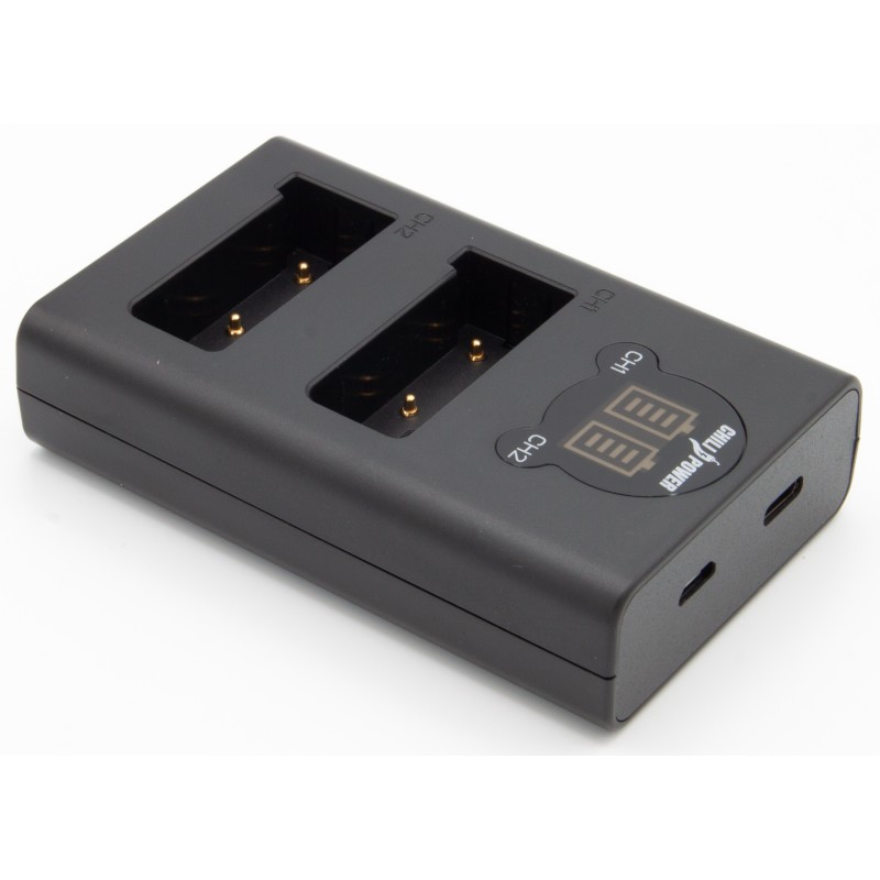 ChiliPower Nikon EN-EL9 dubbellader voor 2 camera accu's (tegelijk)