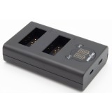 ChiliPower Canon LP-E12 chargeur double pour 2 batteries d'appareil photo (simultanément)