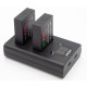 ChiliPower Canon LP-E12 chargeur double pour 2 batteries d'appareil photo (simultanément) - Image 4