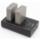 ChiliPower chargeur double USB pour 2 batteries Olympus BLN-1 (simultanément) - Image 3