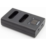 ChiliPower Nikon EN-EL23 chargeur double pour 2 batteries d'appareil photo (simultanément)