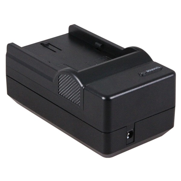 Chargeur de batterie compact compatible avec Canon BP-511 et BP-511A avec adaptateur voiture