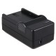 Chargeur de batterie compact compatible avec Fujifilm NP-50, avec adaptateur voiture 12V et LED - Image 2