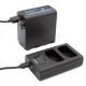 Batterie Sony NP-F970 / NP-F980U ChiliPower Extra Power - 10.050mAh - avec USB-in et USB-out - pack de 2 - Image 3