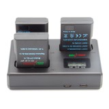 Kit ChiliPower Nikon EN-EL14 Deluxe - 3 batteries + chargeur triple