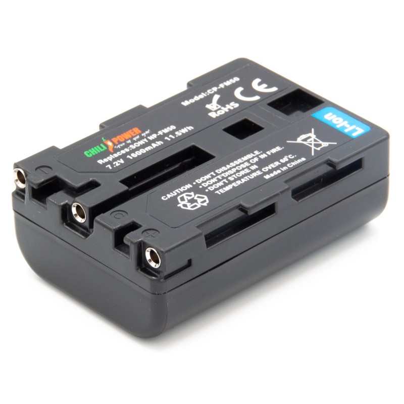 ChiliPower Sony NP-FM50 accu - 1600mAh
