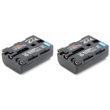 ChiliPower Sony NP-FM50 batterie - 1600mAh - pack de 2