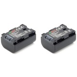 ChiliPower JVC BN-VG107 batterie 890mAh - pack de 2 accus Li-ion compatibles pour caméra vidéo JVC