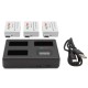 ChiliPower Canon LP-E8 kit deluxe - 3 batteries + chargeur triple pour charger 3 batteries simultanément - Image 2
