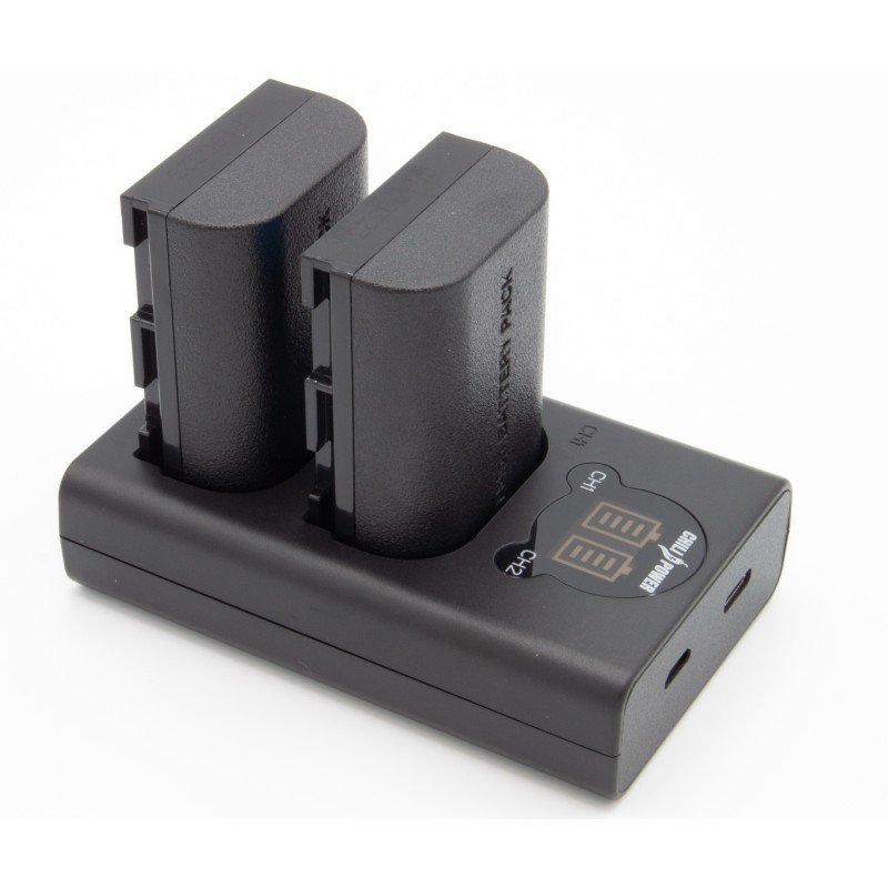 ChiliPower LP-E6 Canon USB Duo Kit - Camera accu set