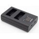 ChiliPower LP-E8 Canon USB Duo Kit - ensemble de batteries pour appareil photo avec chargeur double USB - Image 4