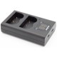 ChiliPower EN-EL3e Nikon USB Duo Kit - set de batteries pour appareil photo avec double chargeur USB - Image 4