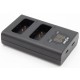ChiliPower BLN-1 kit USB duo pour Olympus - 2 batteries d'appareil photo 1160mAh avec chargeur double USB compact - Image 4
