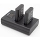ChiliPower EN-EL23 Nikon USB Duo Kit - 2 batteries 1850mAh avec chargeur double USB - Image 3