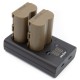ChiliPower BP-511 Canon USB Duo Kit - ensemble d'accumulateurs pour appareil photo avec double chargeur - Image 3