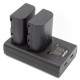 ChiliPower DMW-BLF19E kit duo USB pour Panasonic - 2 batteries d'appareil photo 2000mAh et chargeur double - Image 3