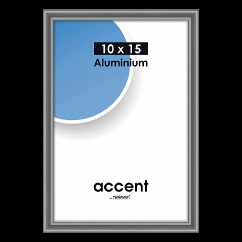 Nielsen Fotolijst 51323 Accent Glanzend Zilver 15x20 cm