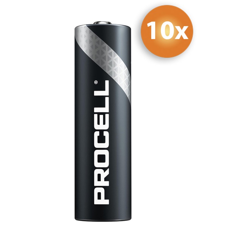 Voordeelpak AA batterijen Duracell Procell - 10 stuks