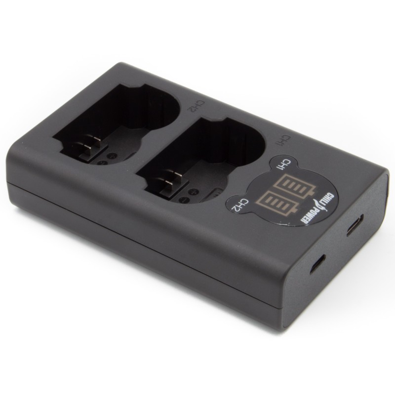 ChiliPower Fuji NP-W235 dubbellader voor 2 camera accu's (tegelijk)