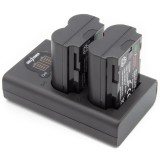 ChiliPower NP-W235 Fujifilm USB Duo Kit - 2 batteries 2200mAh avec chargeur double USB