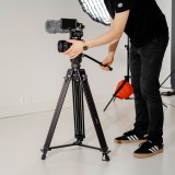 Caruba Videostar 180 Pro trépied vidéo professionnel avec tête fluide amortie