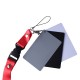 StudioKing carte grise numérique SKGC-31S - Set de 3 cartes en plastique mat gris, noir et blanc grand format pour balance des blancs - Image 2