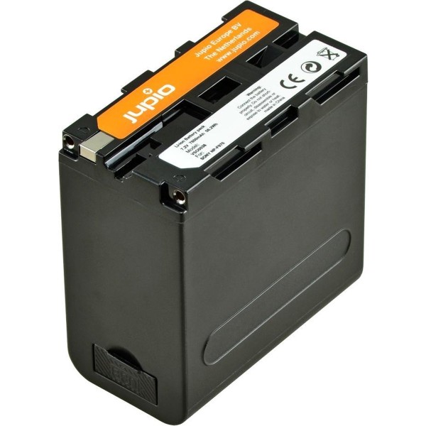 Jupio Sony NP-F970 batterie de caméra vidéo - sortie USB 5V / DC 8.4V - 7800mAh