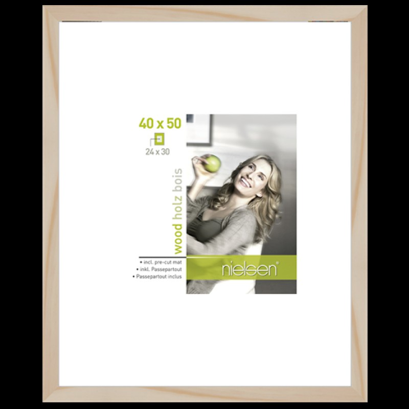 Nielsen Fotolijst 8988023 Apollon Naturel 40x50 / 24x30 cm