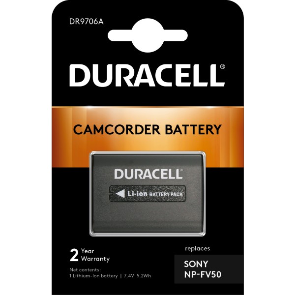 Batterie appareil photo NP-FV50 pour Sony - Duracell original