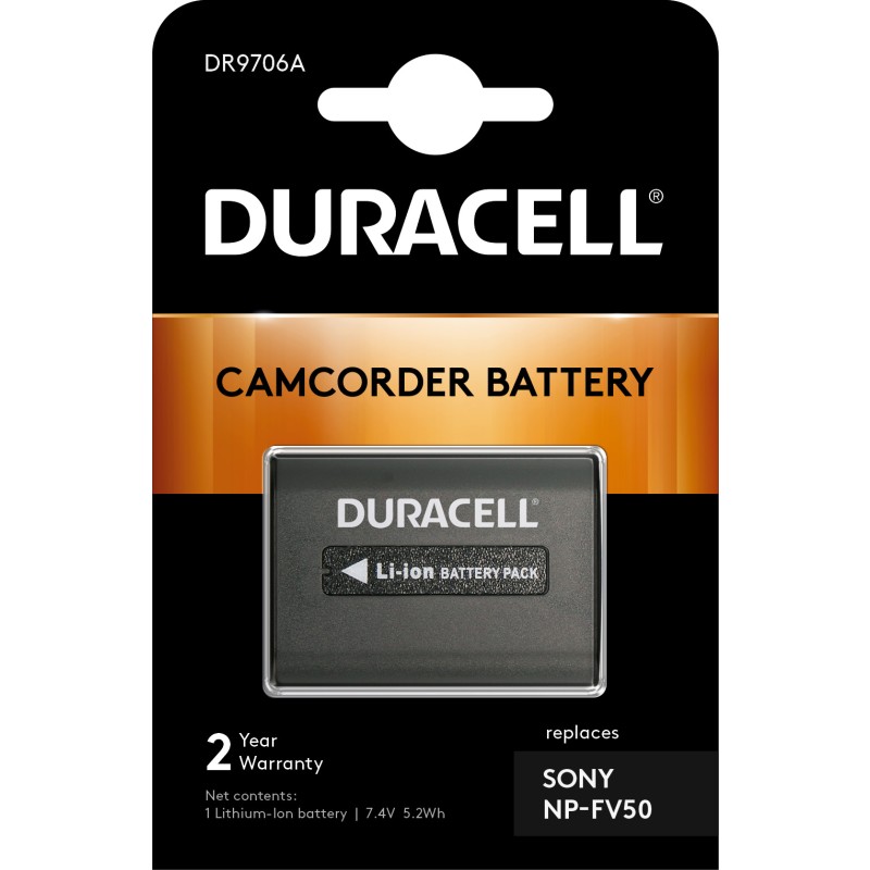 Camera-accu NP-FV50 voor Sony - Origineel Duracell