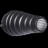 StudioKing Conique Snoot SK-CS22 avec grille nid d'abeille et filtres de couleur pour éclairage de studio