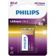 Philips pack de 12 piles lithium 9V pour détecteurs de fumée et appareils haute performance - Image 2