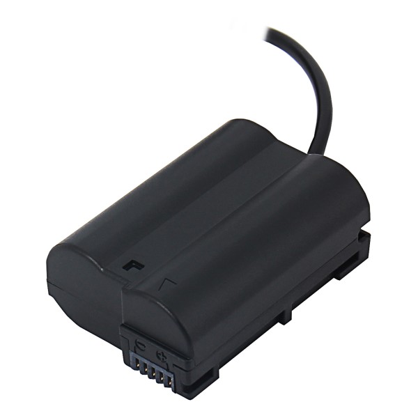 Batterie factice compatible avec Nikon EN-EL15/EN-EL15b/EN-EL15c avec connexion D-Tap