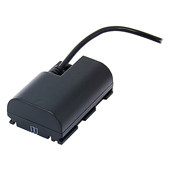 Batterie factice LP-E6/LP-E6N/LP-E6NH compatible avec Canon avec connexion D-Tap